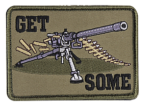 Нашивка - патч Velcro Color Patch - "Get Some"колір олива