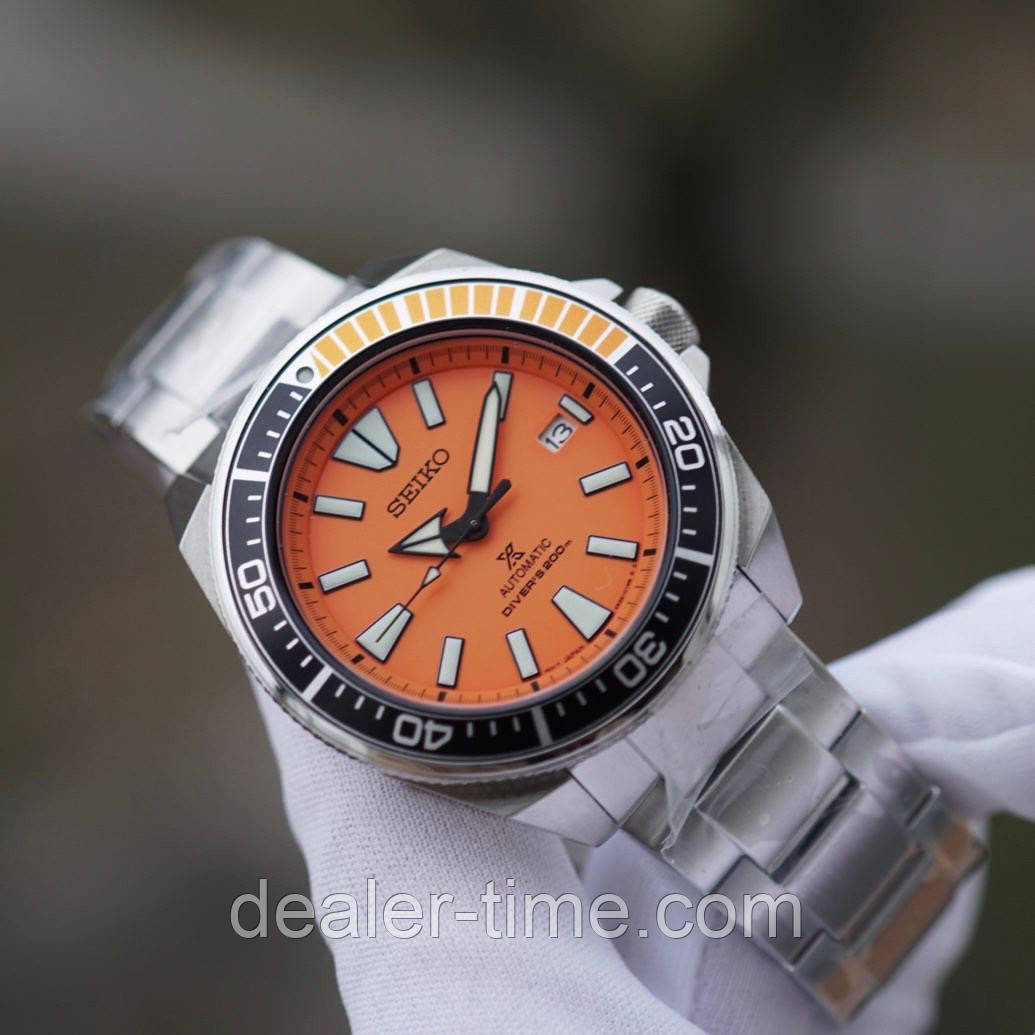 Часы Seiko SRPC07 Prospex Orange Samurai Automatic — Купить Недорого на   (634349757)