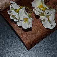 Мебельная ткань искусственная замша Кальвадос (Calvados) коричневого цвета