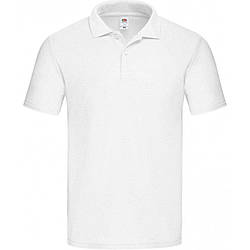 Чоловіча футболка поло біла Original 050-30