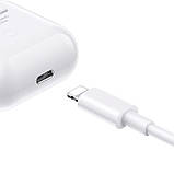 Навушники Bluetooth USAMS TWS Earbuds US-YY001 у чохлі, білі, фото 6