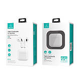 Навушники Bluetooth USAMS TWS Earbuds US-YY001 у чохлі, білі, фото 5