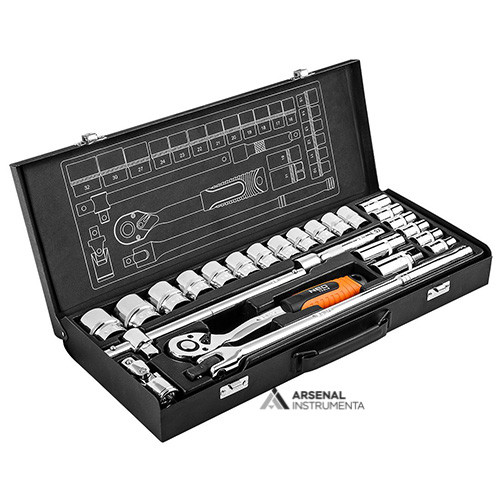 Набір інструменту 25 шт., ½ 08-674 Neo Tools.