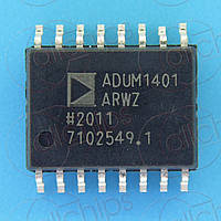 Изолятор цифровой 90мБ/с 4-канала ADI ADUM1401ARWZ SOP16