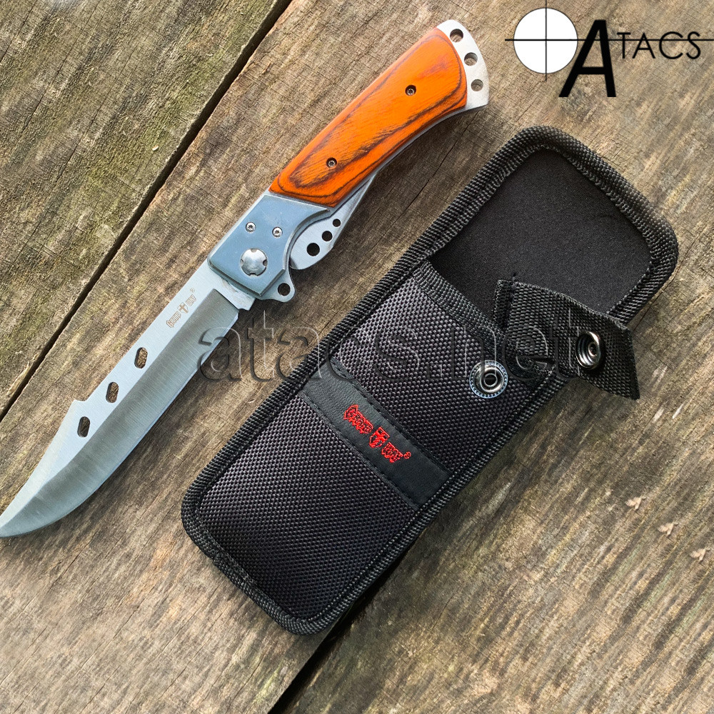 Ніж складаний із довгим клинком