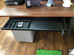 Шухляда 120*25 см висувна метал. із замком: для ноутбука, документів та канцтоварів T-COM1200 (Complement, Данія)