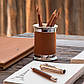 Підставка для ручок Graf von Faber-Castell з колекції Epsom, колір коричневий, 118521, фото 5
