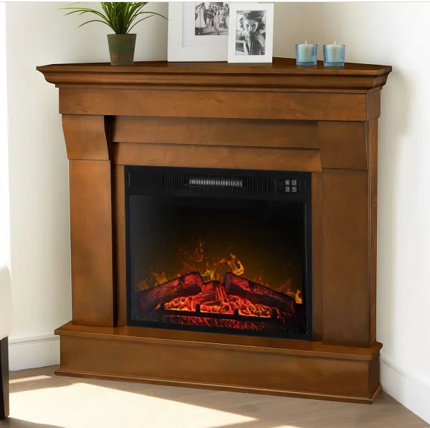 Електрокамін кутовий з порталом ALBION CORNER AF-23S ArtiFlame ДУБ АНТИК з імітацією звуку горіння дров