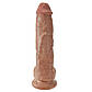 Фалоїмітатор KING COCK 10INCH COCK WITH BALLS Tan, 25,5х5,4 см., фото 4