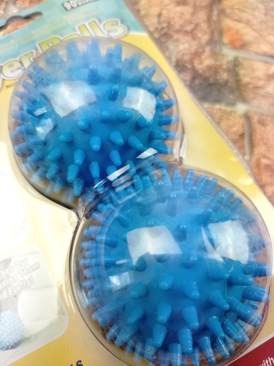Шарики Dryer Balls для стирки белья Смягчение воды Экономия моющих средств Препятствование образованию катышек - фото 3 - id-p1432333717