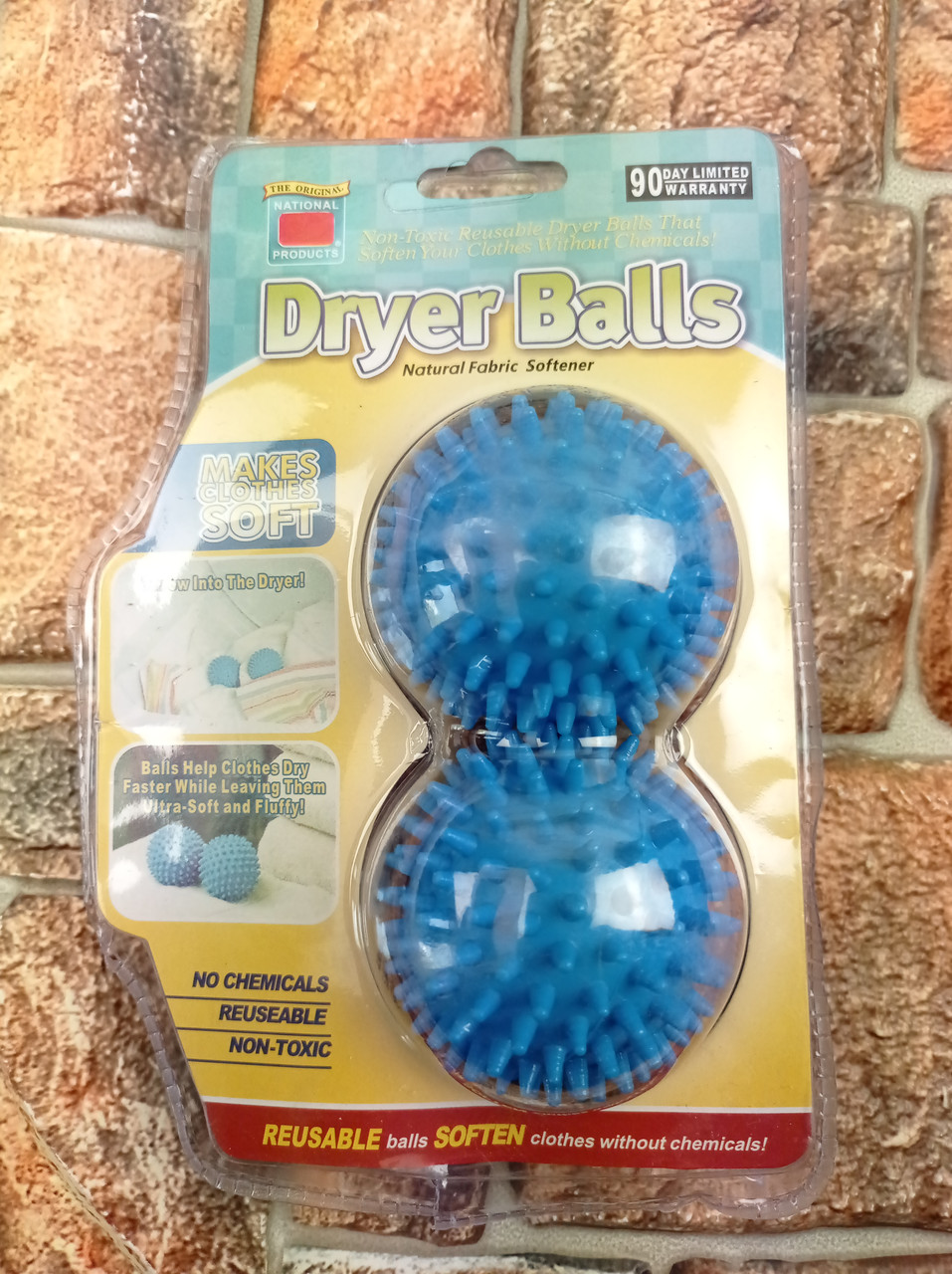 Шарики Dryer Balls для стирки белья Смягчение воды Экономия моющих средств Препятствование образованию катышек - фото 2 - id-p1432333717