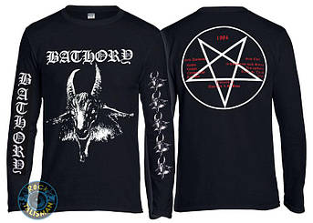 Футболка довгий рукав BATHORY Goat logo, фото 1