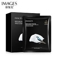 УЦЕНКА! Омолаживающая маска с ласточкиным гнездом Images Bird's Nest Protein Wire Drawing Moisture Mask,