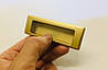 Ручка врізна сучасна класика GU-W5420 матове золото 75 мм, фото 3