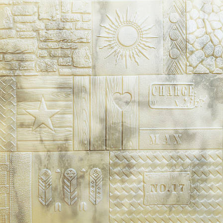 Самоклеюча декоративна 3D панель візерункова 700x700x7,5мм (171) SW-00000251, фото 2