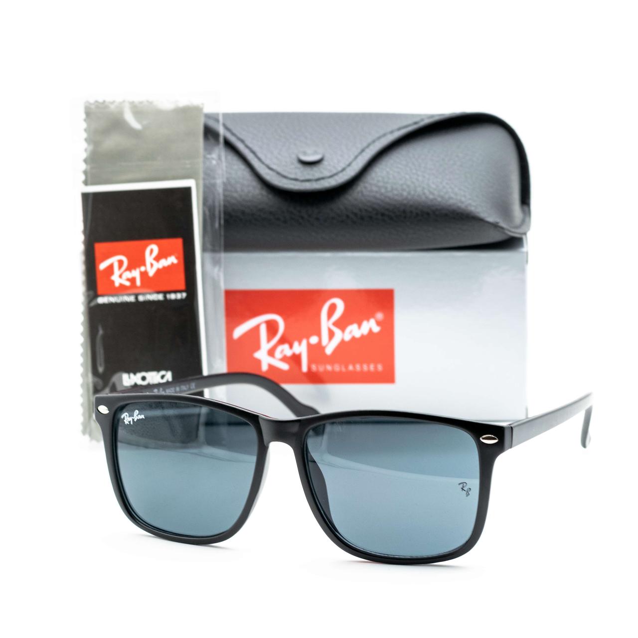 Окуляри Ray Ban Wayfarer+ чорні, матові, фото 1