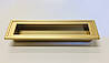 Ручка врізна сучасна класика GU-W5520 матове золото 128 мм, фото 4