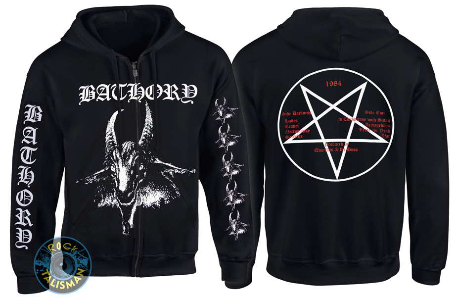 Толстовка на змійці BATHORY Goat logo