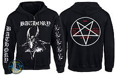 Толстовка на змійці BATHORY Goat logo