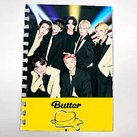 Блокнот Скетчбук BTS k-pop Army Butter (sk0013)