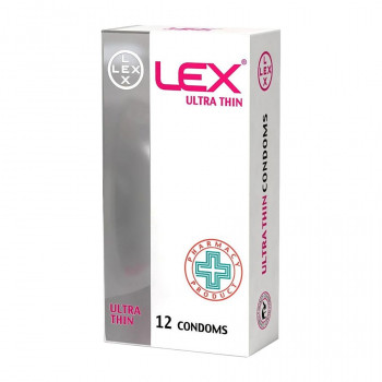 Презервативи Lex Лекс ультратонкої ультратонкі ultra thin. - 12 шт. Висока швейцарська якість!Сімейне паковання