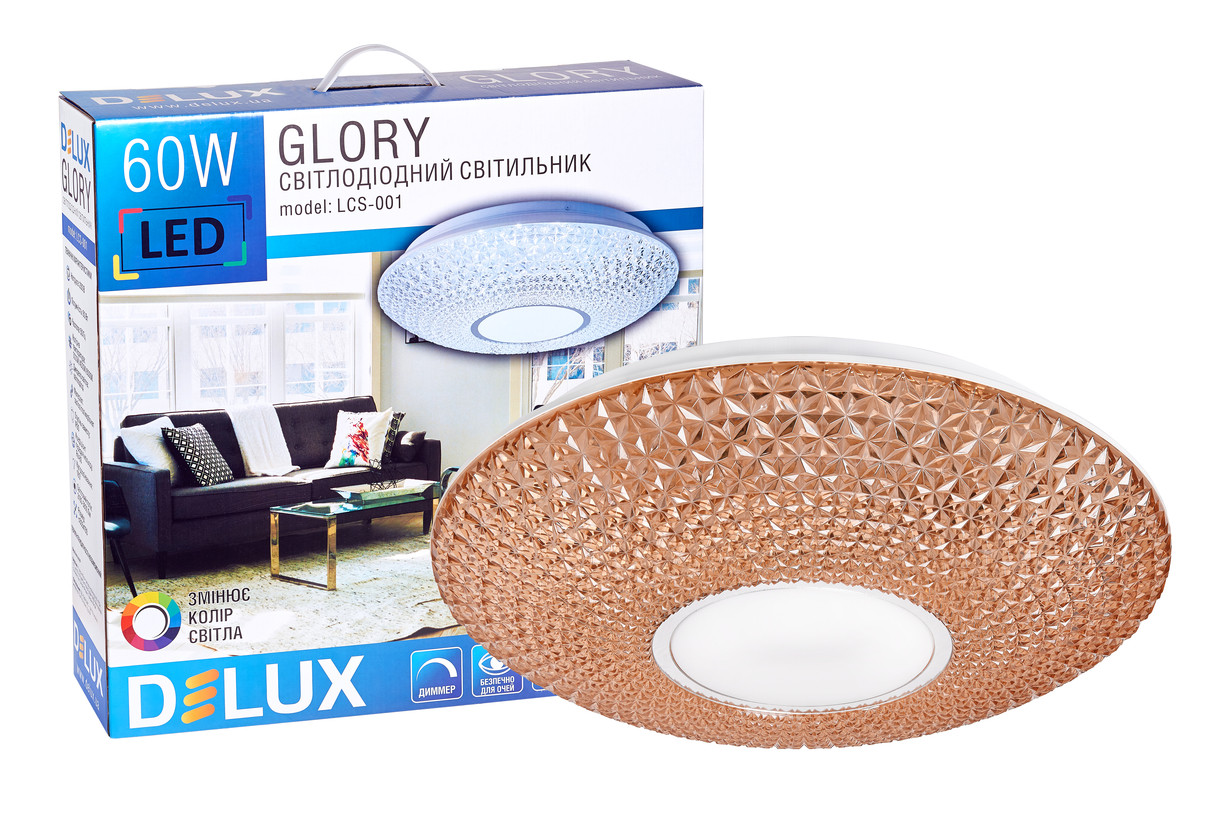 Світильник світлодіодний LCS-001 Glory 60 W 3000/6000K+пульт