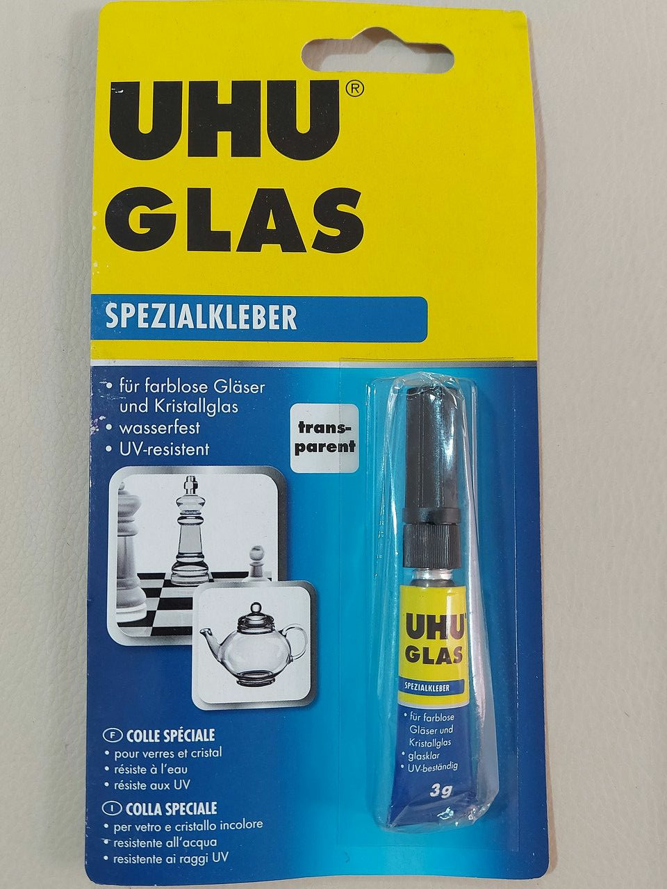 Клей UHU GLAS (специальный) для Стекла 3 Грм. — Купить Недорого на Bigl ...