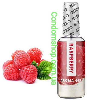 Їстівна гель-змазка Egzo Aroma gel RASPBERRY смак МАЛИНА Великобританія.50 мл.ПРЕМІУМ БРЕНД