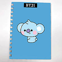 Блокнот Скетчбук k-pop Коя BTS BT21 (sk0034)