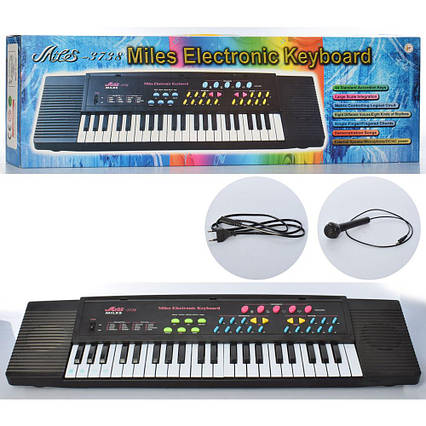 Синтезатор іграшковий з мікрофоном 3738