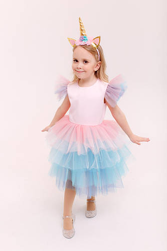 Платье в стиле единорога для девочки 3-8 лет (ID#1396419283), цена: 899 ...