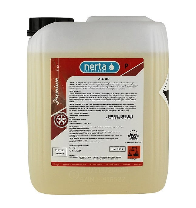 Засіб для очищення колісних дисків Диски NERTA АТС 100 25л, фото 1