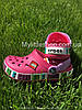 Сабо Crocs LEGO Kids Clog 24 р 14.5-15.1 см Дитячі Рожеві 12080-6N4-C6/7 Fuchsia, фото 3