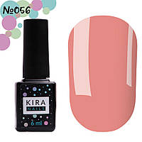 Гель-лак Kira Nails №056 (лилово-розовый, эмаль), 6 мл