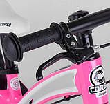 Дитячий беговел велобіг від на магнієвої рамі 12 дюймів Corso Prime C7 78753 рожевий, фото 7