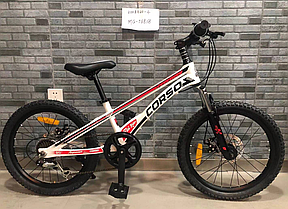 Дитячий спортивний велосипед 20'' CORSO MG-56818 ОБЛІГЧЕННИЙ магнієвий, Shimano 7 швидкостей