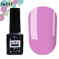 Гель-лак Kira Nails No087 (світло-бузковий, емаль), 6 мл