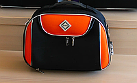Кейс дорожный Bonro Style средний чёрно-оранжевый (10101406)