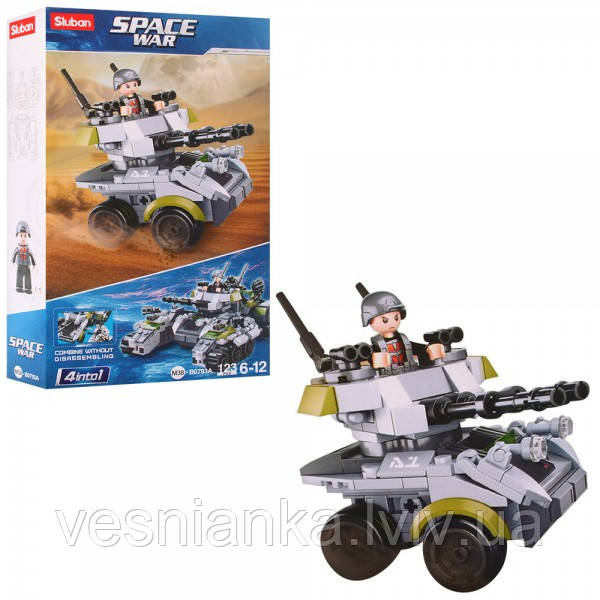Іграшка Конструктор Space War 123 дететалей арт. М38-В0793А SLUBAN