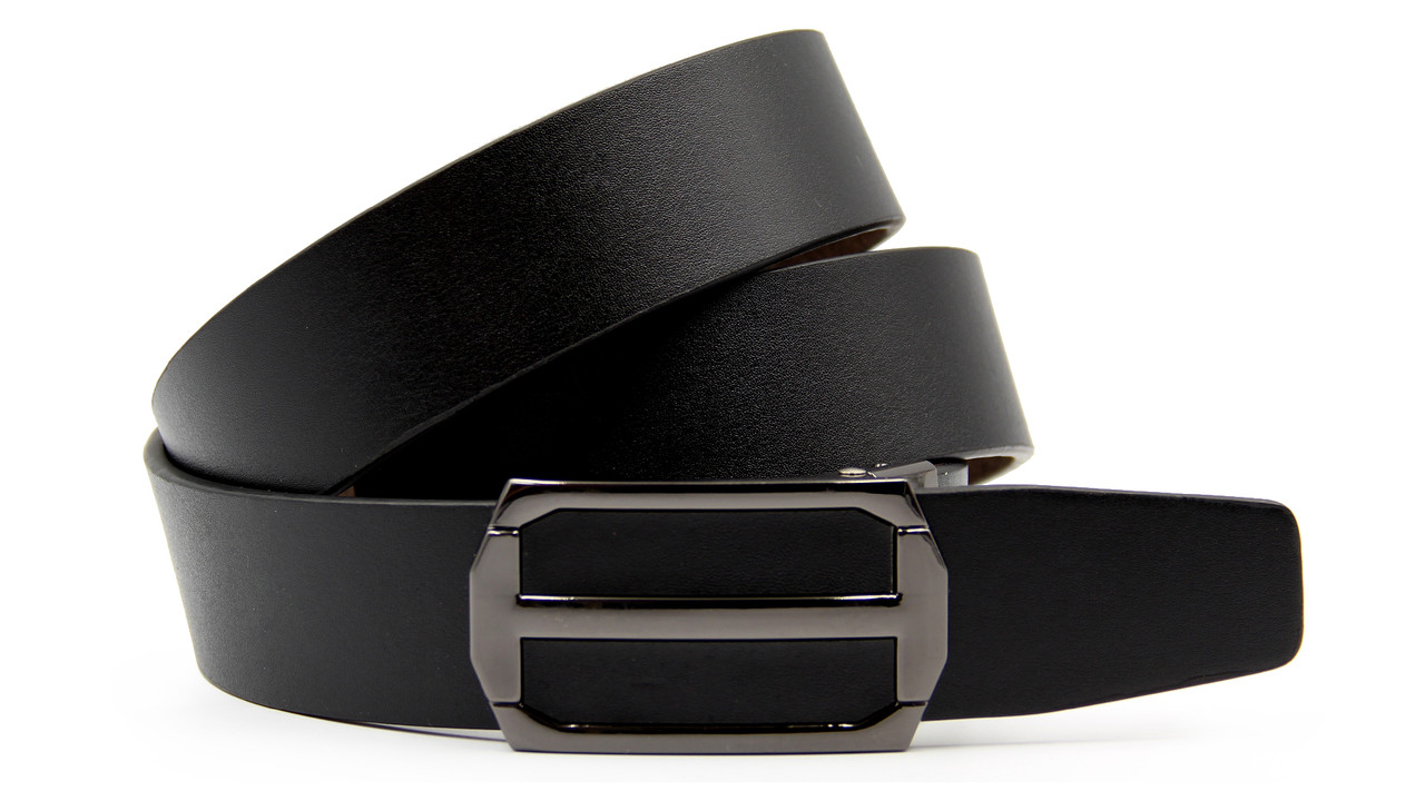 Шкіряний ремінь універсальний затискач з пряжкою, фото 1