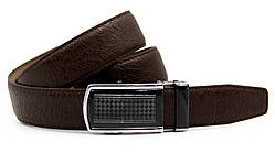 Ремінь коричневий з пряжкою автомат для костюма