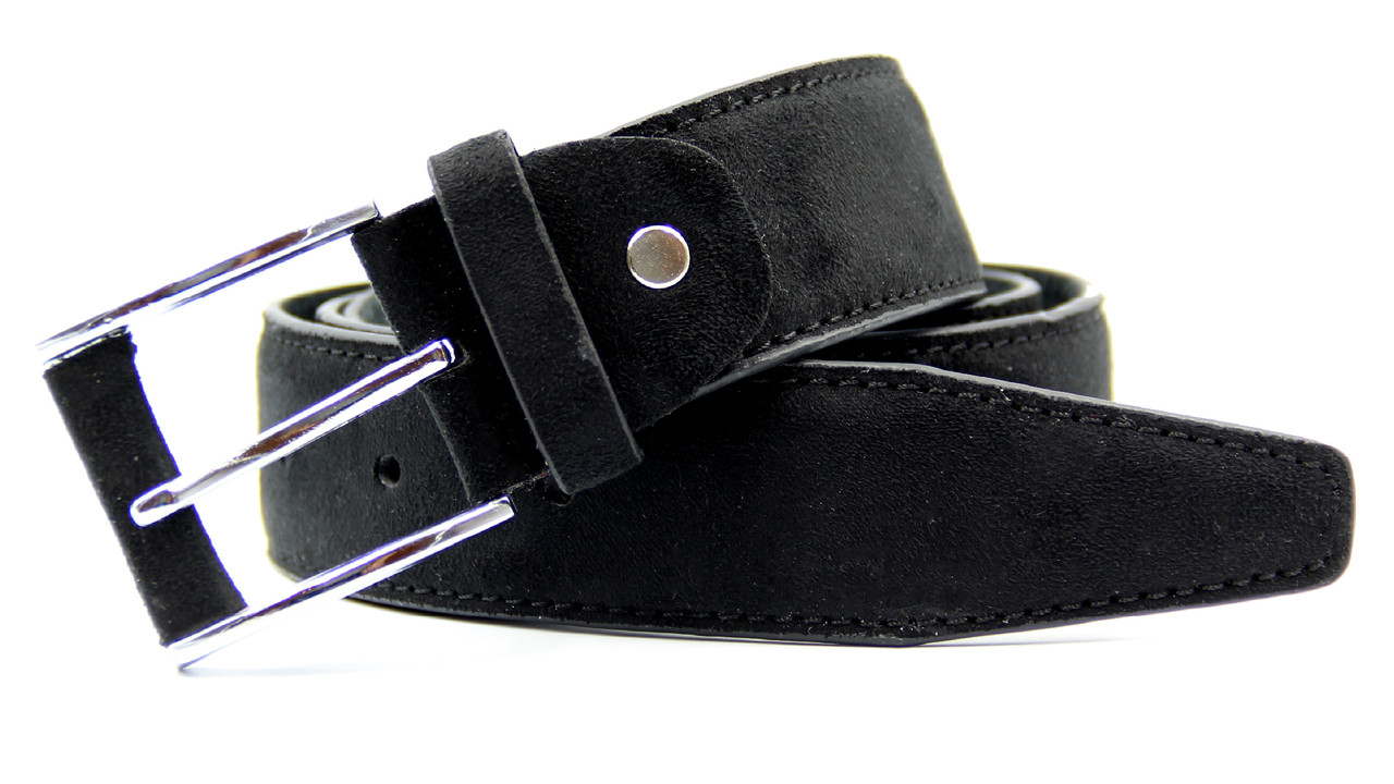 Ремінь чоловічий замшевий для джинсів, фото 1