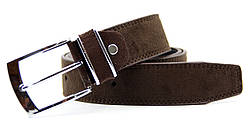 Чоловічий ремінь замшевий для костюма