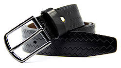 Чоловічий шкіряний ремінь для джинсів