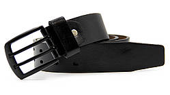 Ремінь шкіряний чоловічий універсальний двухшпеньковая пряжка