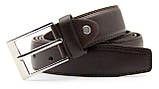 Шкіряний чоловічий пояс довгий для костюма, фото 2