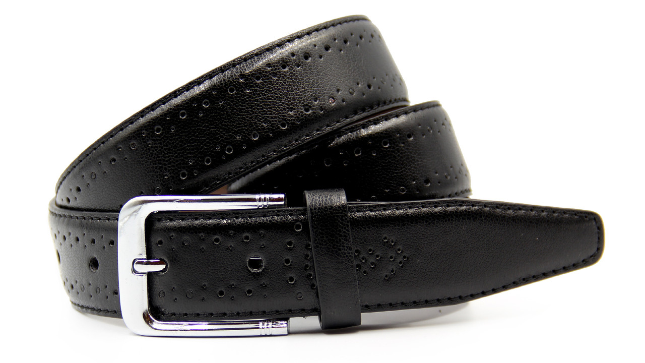 Ремінь чоловічий шкіряний для штанів, фото 1