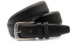 Чоловічий шкіряний ремінь для джинсів