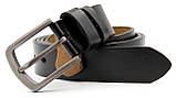 Ремінь шкіряний широкий універсальний чоловічий довгий, фото 2