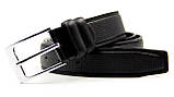 Класичний брючний ремінь шкіряний чоловічий, фото 2